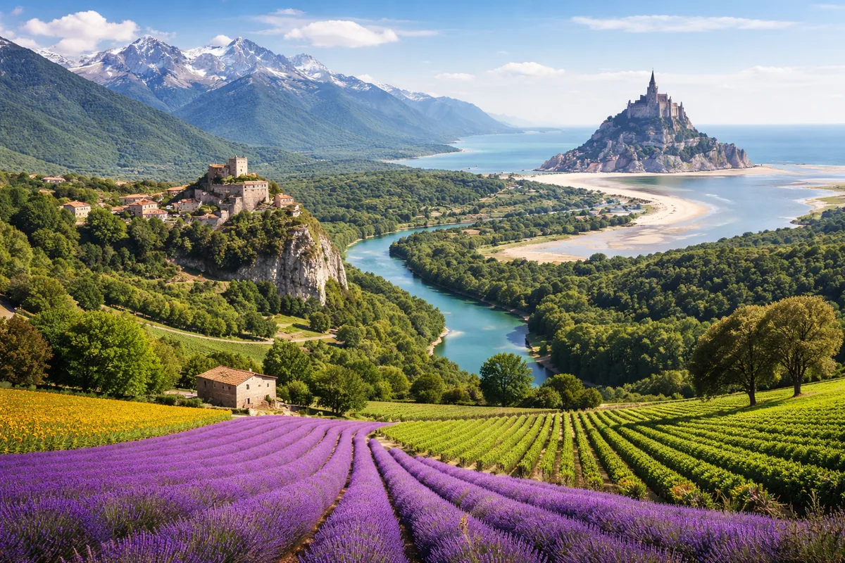 Naviguer à travers la diversité des paysages français