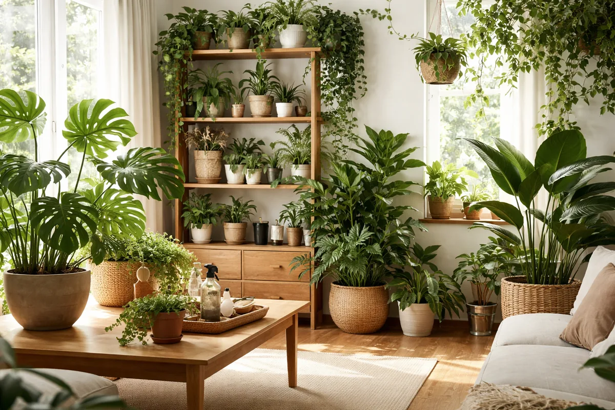 Les astuces pour un jardin d'intérieur luxuriant