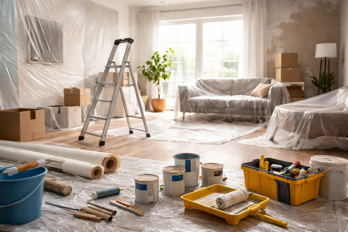 L'art de préparer son espace avant des travaux de rénovation