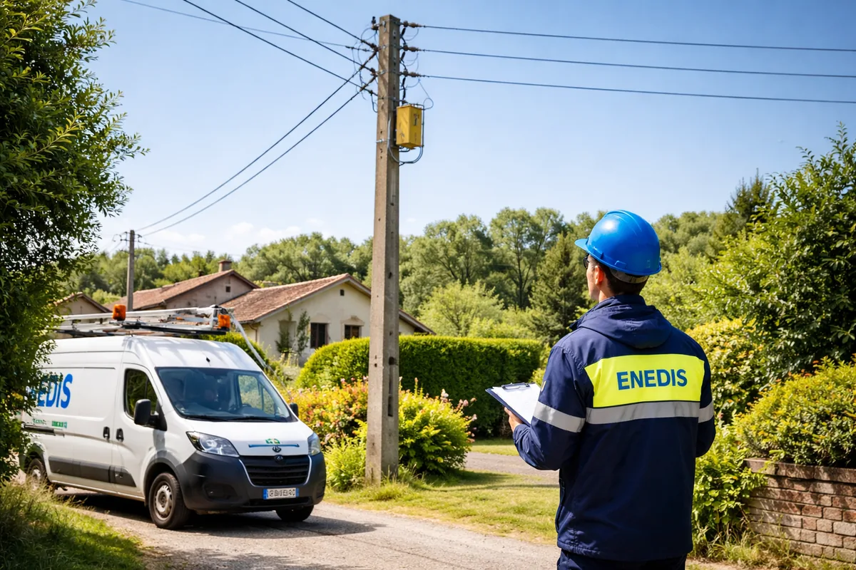 Les obligations d'Enedis pour les poteaux EDF sur terrain privé
