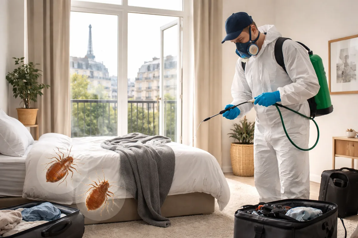 Comment se préparer à une intervention de désinfection des punaises de lit à Paris